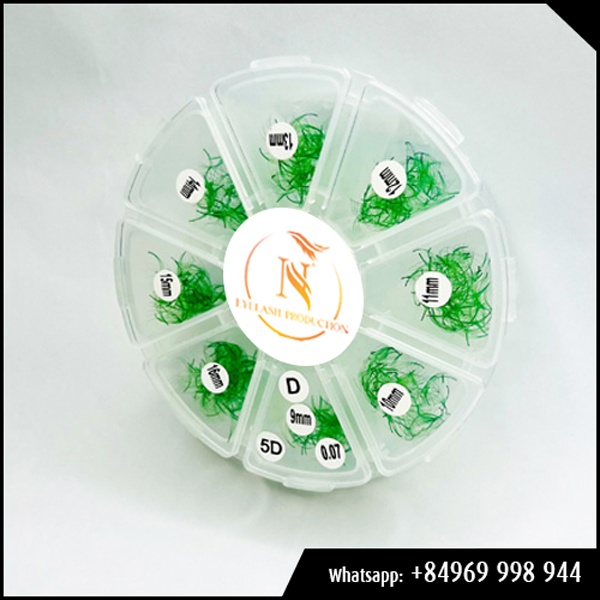 5D EASY Green Fan Eyelashes